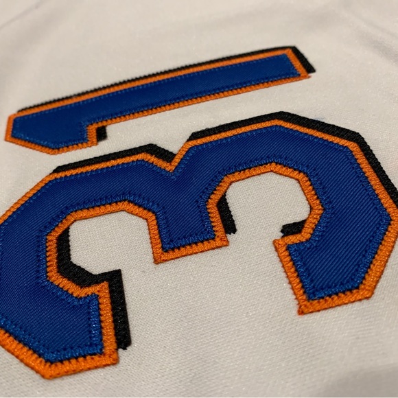 Mike Piazza New York Mets Jersey Mens XL NWT 2001 Home White - Picture 4 of 15